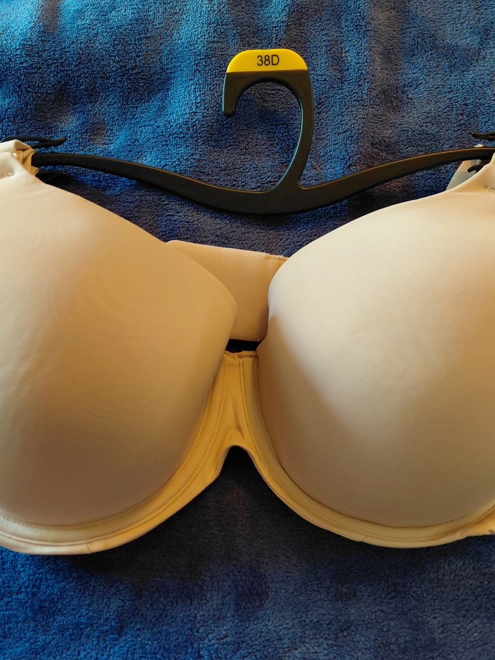 Women's 38D Maternity Nursing T-Shirt Bra with Flex Cup & Nursing Clips Joyspun